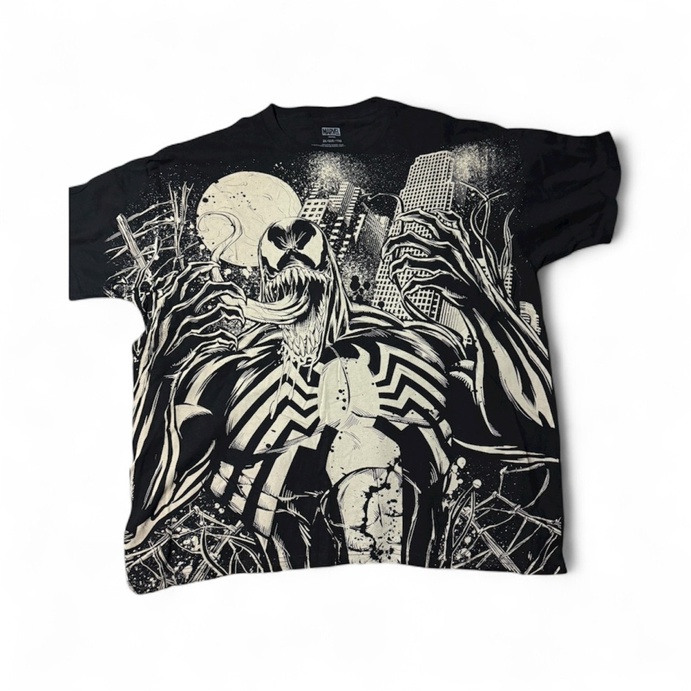 Marvel Black and White Graphic Tee